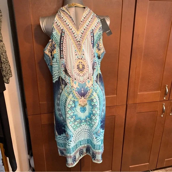 SALE!! Silky dress NWT beach resort clothing.   3 - Picture 13 of 14